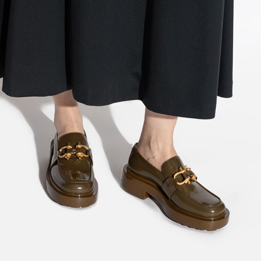 Bottega Veneta  Monsieur Leather Chunky Loafers size 36